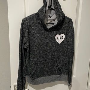 Victoria secret PINK hoodie black and white